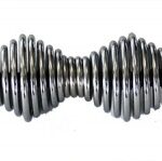 Chrome handle with cap 1" X 6½"